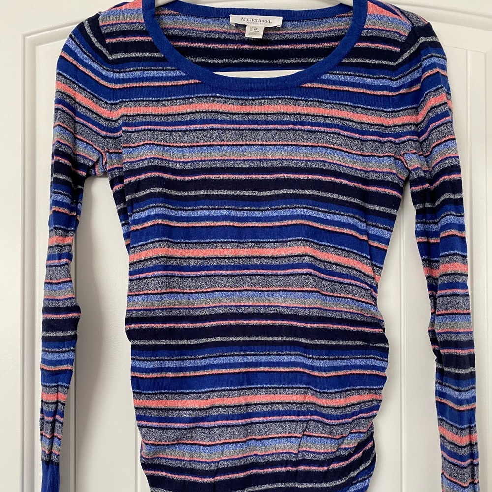 Motherhood Maternity striped sweater size S